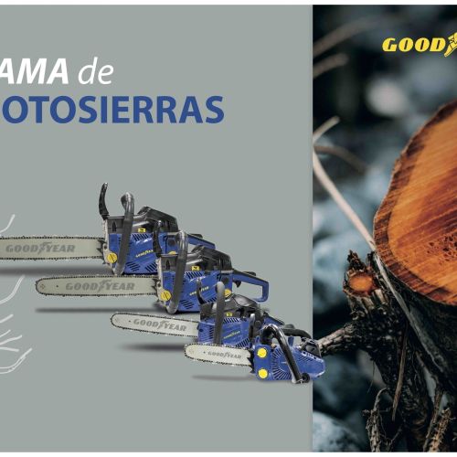 Motosierra Goodyear 2T 62CC 3/8″ 45,5cm GY 62CSS