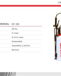Fumigadora Ducati Manual 20L 4bares DSP 2000