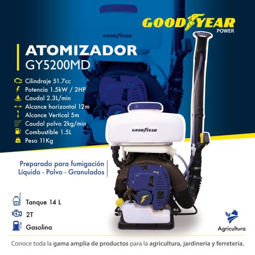 Nebulizador Goodyear GY5200MD 14L GY5200MD